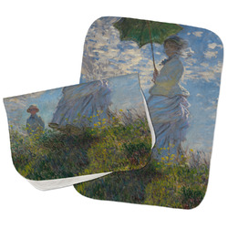Promenade Woman by Claude Monet Burp Cloths - Fleece - Set of 2