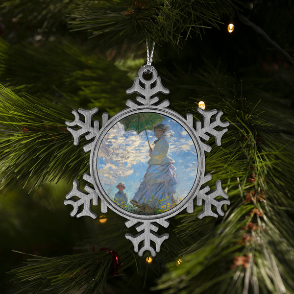 Promenade Woman by Claude Monet Vintage Snowflake - (LIFESTYLE)