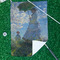 Promenade Woman by Claude Monet Waffle Weave Golf Towel - In Context