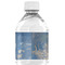 Promenade Woman by Claude Monet Water Bottle Label - Back View