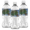 Promenade Woman by Claude Monet Water Bottle Labels - Front View
