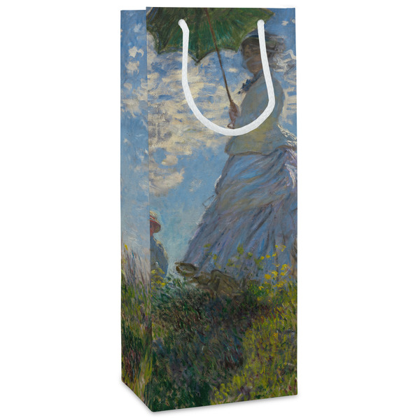 Custom Promenade Woman by Claude Monet Wine Gift Bags