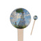 Promenade Woman by Claude Monet 4" Round Wooden Food Picks - Single Sided