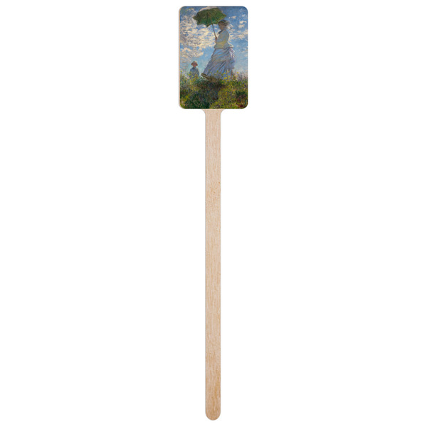 Promenade Woman by Claude Monet Wooden 6.25" Stir Stick - Rectangular - Single Stick