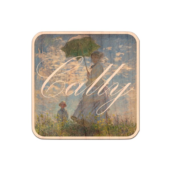 Custom Promenade Woman by Claude Monet Genuine Maple or Cherry Wood Sticker
