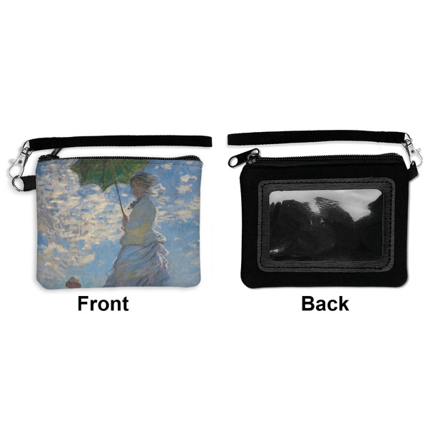 Promenade Woman by Claude Monet Wristlet ID Cases - Front & Back