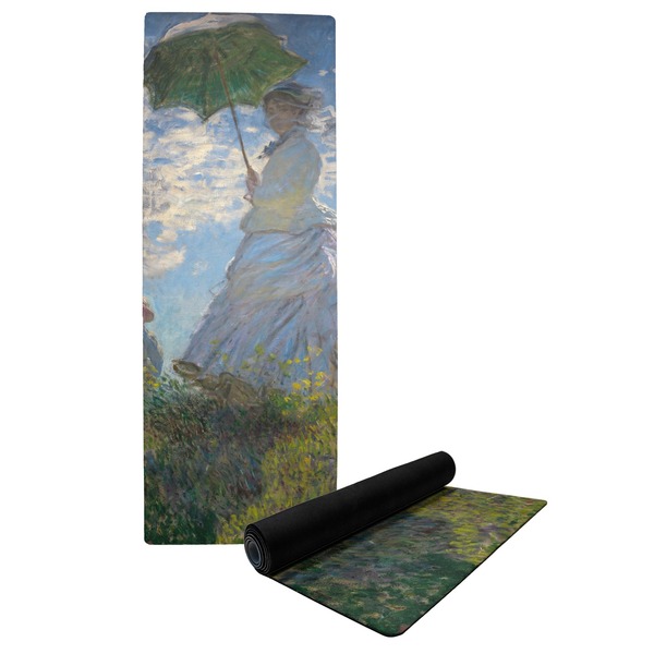 Custom Promenade Woman by Claude Monet Yoga Mat