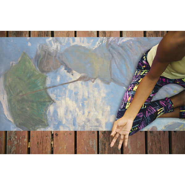 Promenade Woman by Claude Monet Yoga Mats - LIFESTYLE