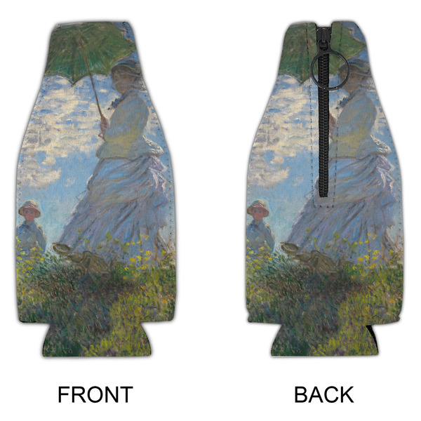 Promenade Woman by Claude Monet Zipper Bottle Cooler - APPROVAL