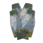 Promenade Woman by Claude Monet Zipper Bottle Cooler - Set of 4