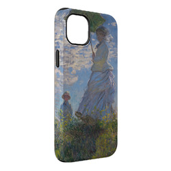 Promenade Woman by Claude Monet iPhone Case - Rubber Lined - iPhone 14 Plus