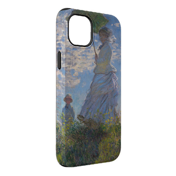 Custom Promenade Woman by Claude Monet iPhone Case - Rubber Lined - iPhone 14 Plus