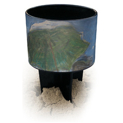 Promenade Woman by Claude Monet Black Beach Spiker Drink Holder