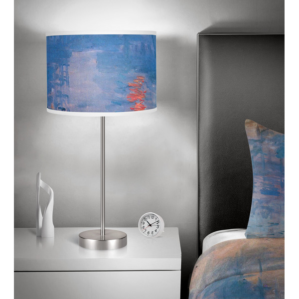 Impression Sunrise 13 inch drum lamp shade - in room