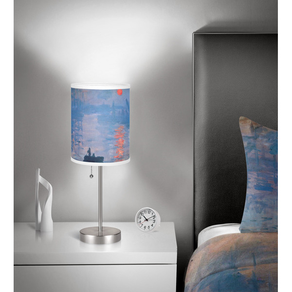 Impression Sunrise 7 inch drum lamp shade - in room