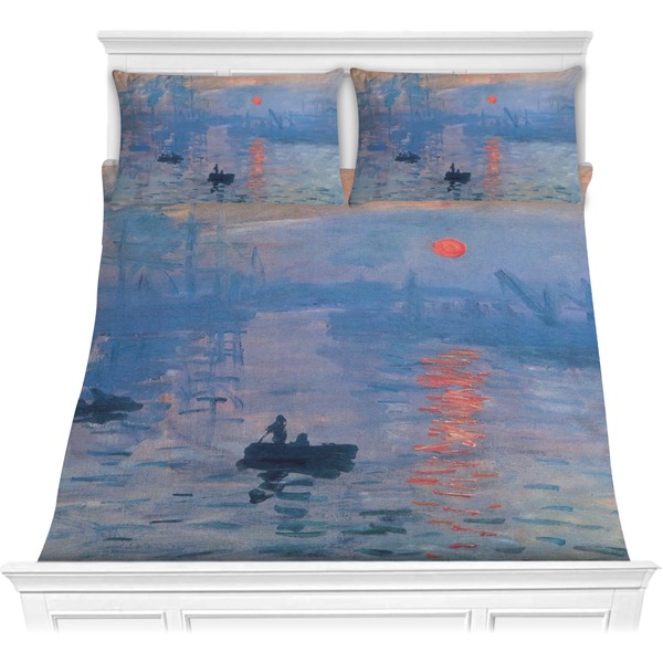 Custom Impression Sunrise by Claude Monet Comforters