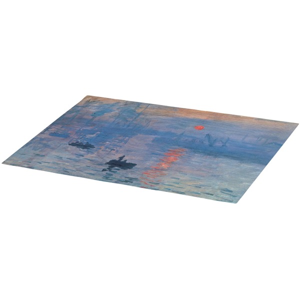 Impression Sunrise Burlap Placemat (Angle View)
