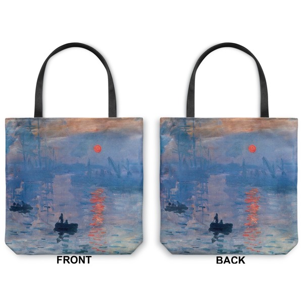Impression Sunrise Canvas Tote - Front and Back