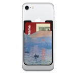 Impression Sunrise by Claude Monet 2-in-1 Cell Phone Credit Card Holder & Screen Cleaner
