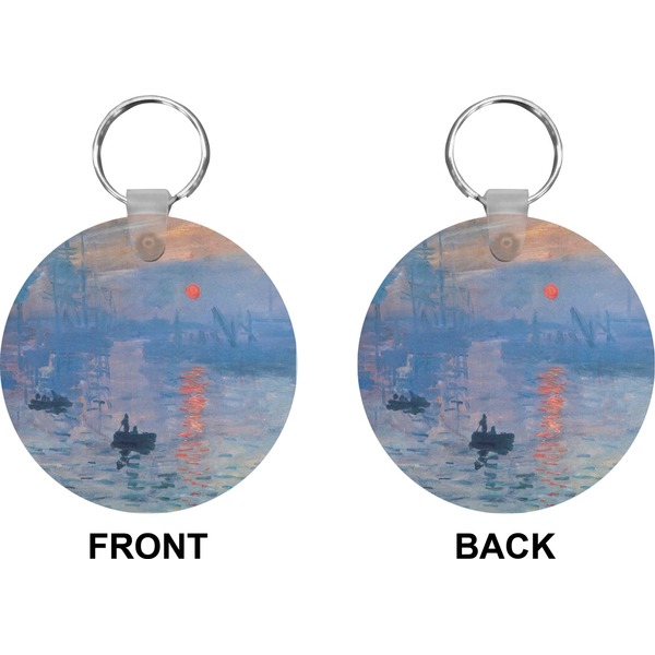 Impression Sunrise Circle Keychain (Front + Back)