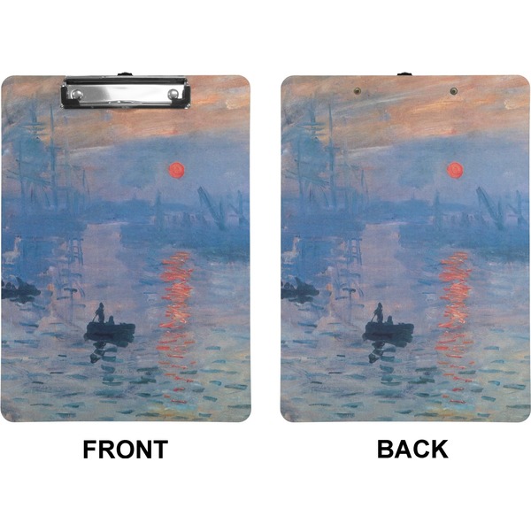 Impression Sunrise Clipboard (Letter) (Front + Back)