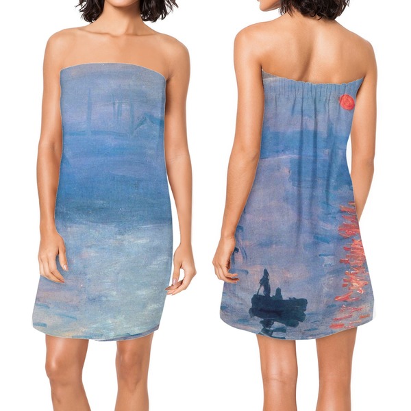 Impression Sunrise Custom Bath Wrap - Front & Back View