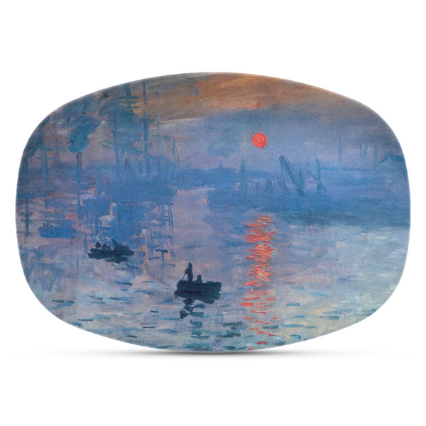 Custom Impression Sunrise Plastic Platter - Microwave & Oven Safe Composite Polymer