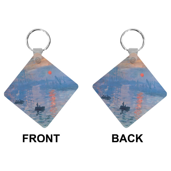 Impression Sunrise Diamond Keychain (Front + Back)