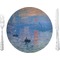 Impression Sunrise by Claude Monet 10" Glass Lunch / Dinner Plates - Single or Set