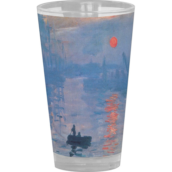 Custom Impression Sunrise by Claude Monet Pint Glass - Full Color