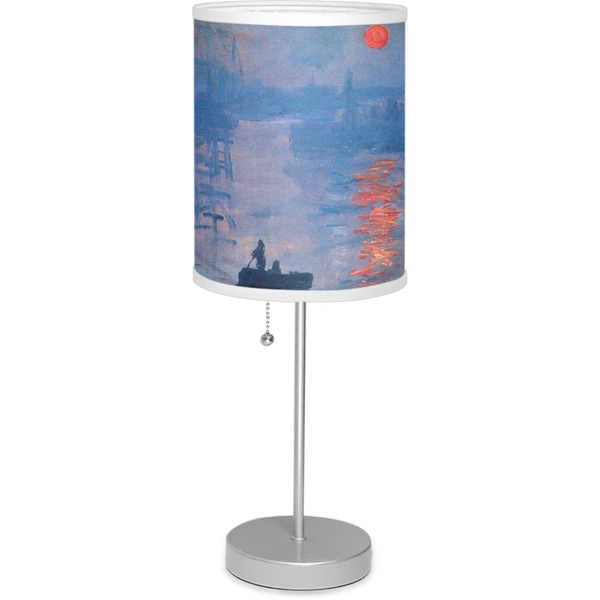 Custom Impression Sunrise by Claude Monet Lamp with Drum Shade