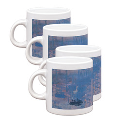 Impression Sunrise by Claude Monet Single Shot Espresso Cups - Set of 4