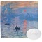 Impression Sunrise by Claude Monet Wash Cloth with soap