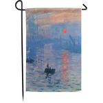 Impression Sunrise by Claude Monet Small Garden Flag - Single Sided