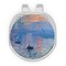 Impression Sunrise by Claude Monet Golf Ball Marker - Hat Clip - Silver