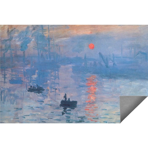 Custom Impression Sunrise by Claude Monet Indoor / Outdoor Rug - 6'x8'