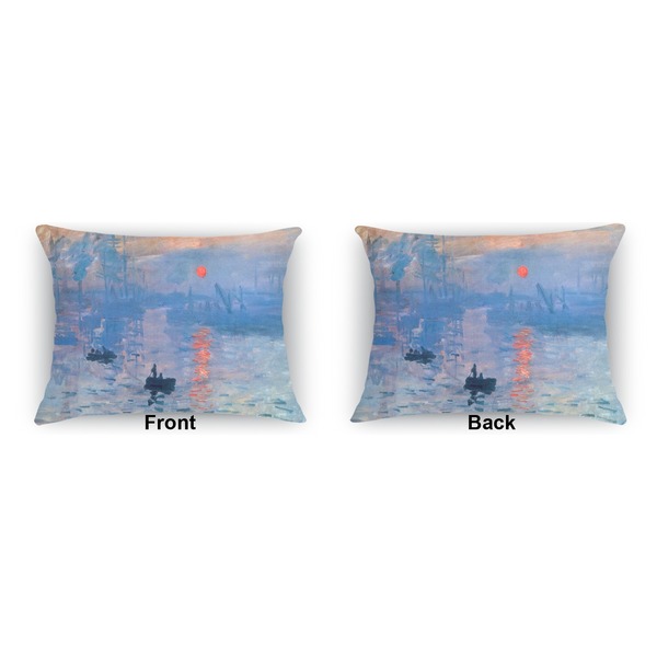 Impression Sunrise Indoor Rectangular Burlap Pillow (Front and Back)