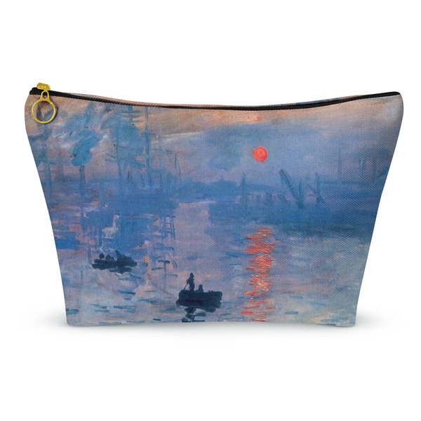 Custom Impression Sunrise by Claude Monet Makeup Bag - Large - 12.5"x7"