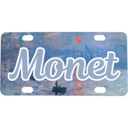 Impression Sunrise by Claude Monet Mini / Bicycle License Plate (4 Holes)