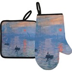 Impression Sunrise by Claude Monet Oven Mitt & Pot Holder Set