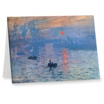 Impression Sunrise by Claude Monet Note cards