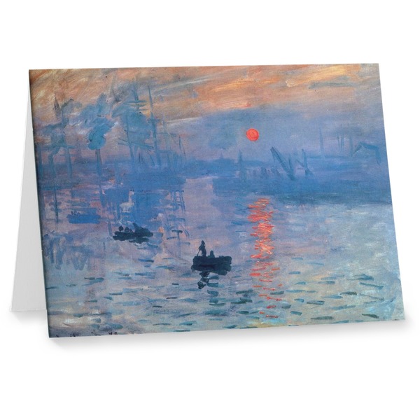 Custom Impression Sunrise by Claude Monet Note cards
