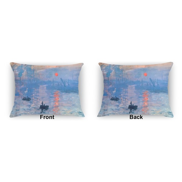 Impression Sunrise Outdoor Rectangular Throw Pillow (Front and Back)