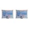 Impression Sunrise Outdoor Rectangular Throw Pillow (Front and Back)