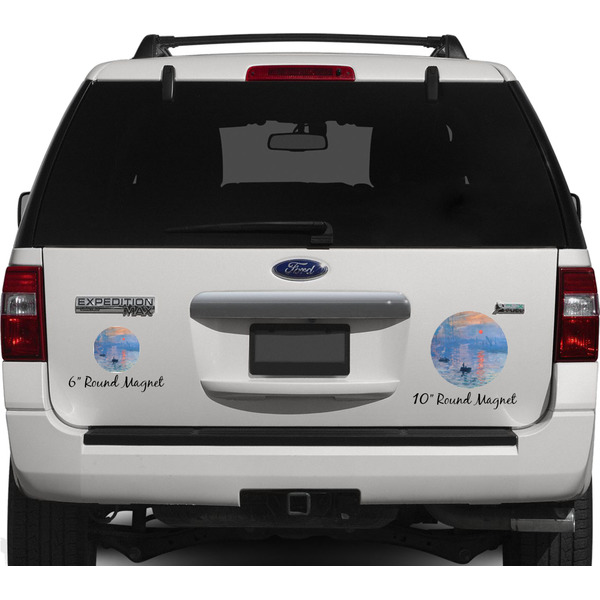 Impression Sunrise Personalized Car Magnets on Ford Explorer