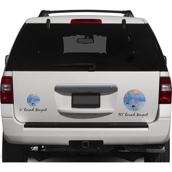 Impression Sunrise Personalized Car Magnets on Ford Explorer