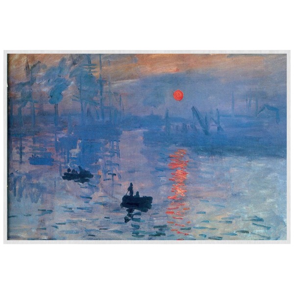 Custom Impression Sunrise by Claude Monet Laminated Placemat