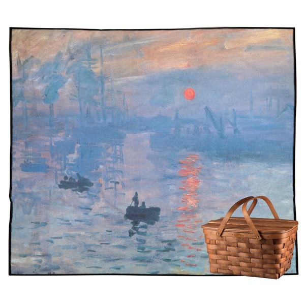 Custom Impression Sunrise Outdoor Picnic Blanket
