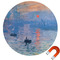 Impression Sunrise Round Car Magnet - 6"