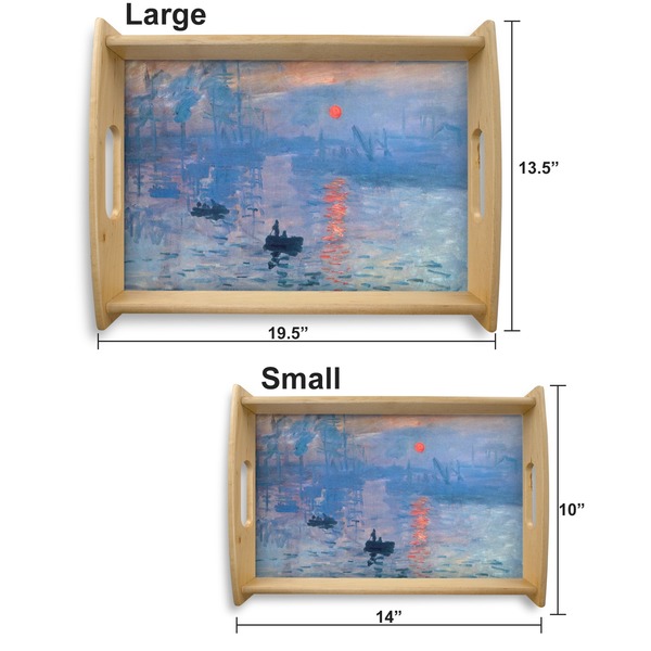 Impression Sunrise Serving Tray Wood Sizes